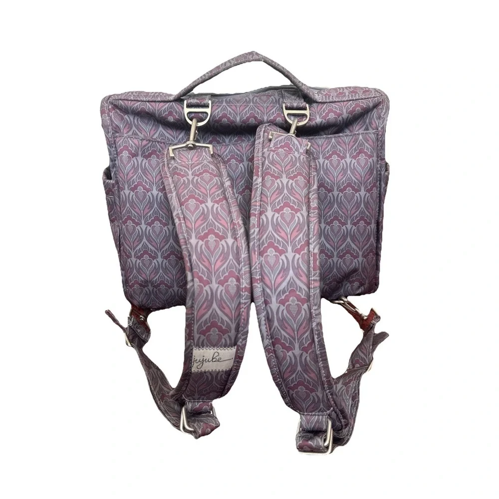 Ju-Ju-Be‎ B.F.F. Convertible Diaper Bag Backpack / Amethyst Ice print